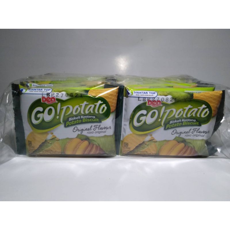 

Go Potato Biskuit Kentang Rasa Original Renceng (isi 20 pcs)