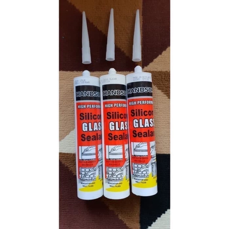 

LEM Silicone Sealent Kaca Acetic Silen Black, Clear - White INFTY