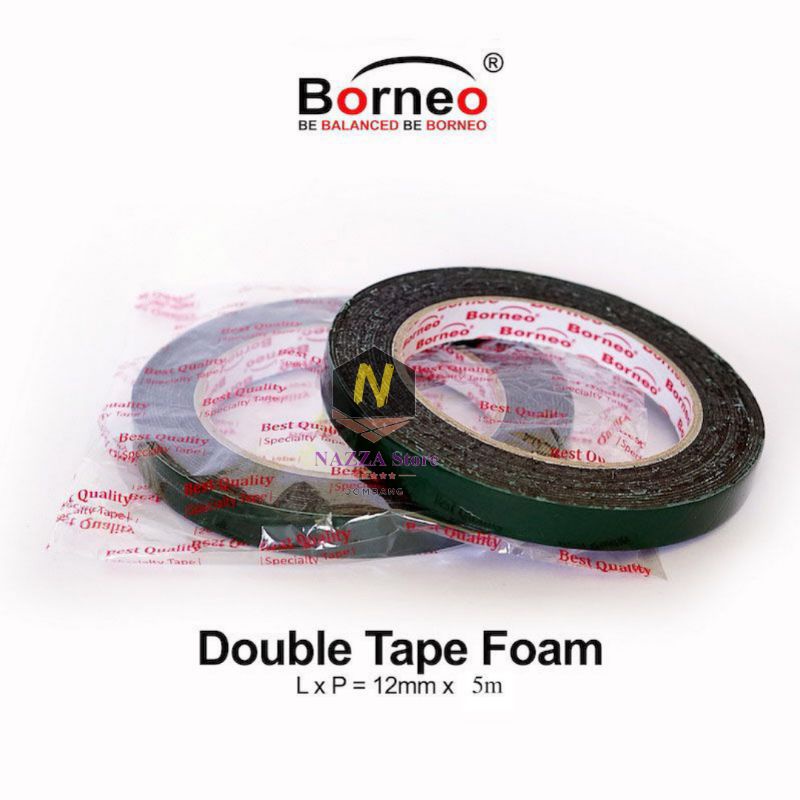 

BORNEO double tape foam 12 mm x5 meter