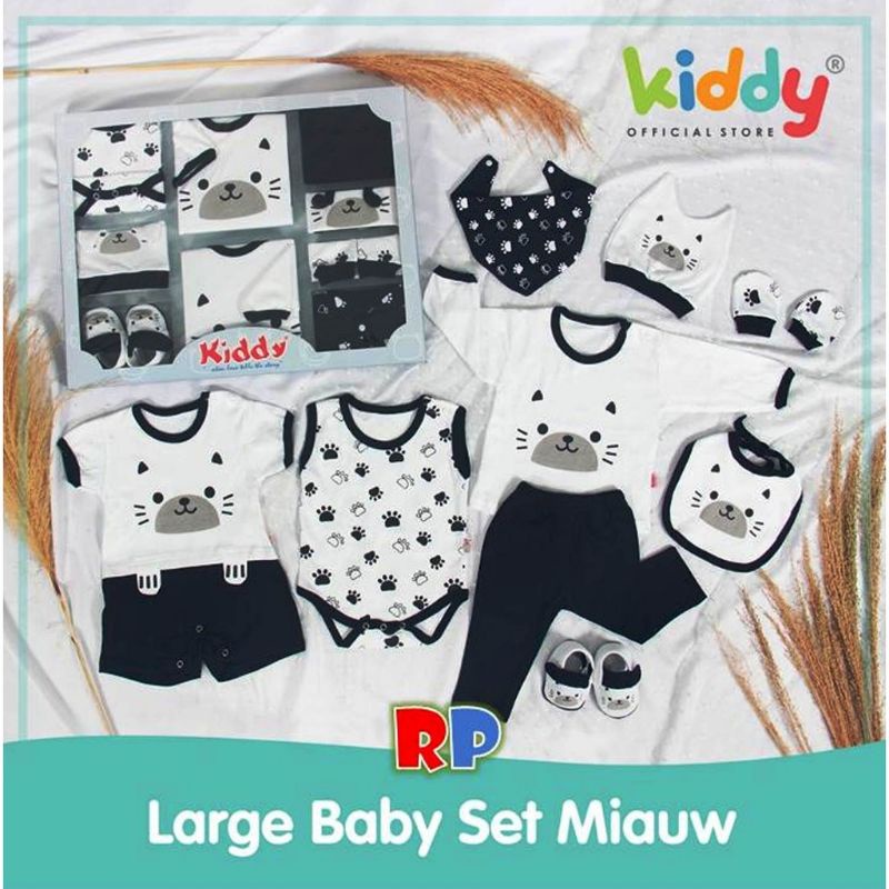 Kiddy Large Baby Set Miauw KD 21-07/Baju set Bayi