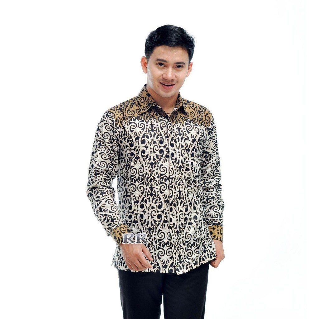 Hem Batik Baju Batik Pendek dan Panjang Seragaman Formal Wedding Uniform 4 Motif