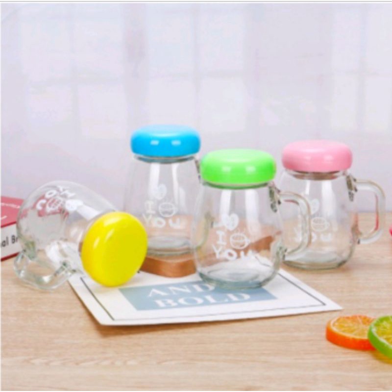 Botol minum unik/ botol kaca/ botol mini/ best seller/ minilove