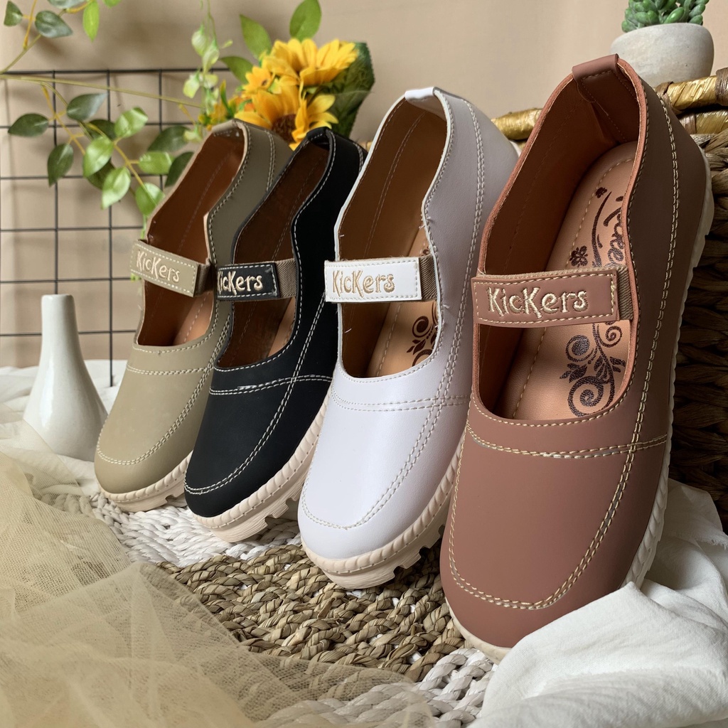 (TANPA KARDUS) SEPATU CEWEK SLP.13 2 FLAT SHOES TERLARIS GRATIS ONGKIR KECE POPULER.TERMURAH VELCRO Sepatu Flats Wanita Loafers Sepatu Wanita Slip on Kasual Terlaris sepatu loafers wanita / sepatu fashion wanita / bisa cod / sepatu wanita