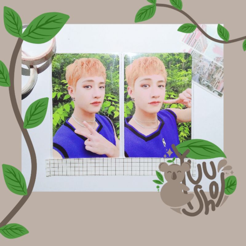 Photocard Set Stray Kids Bangchan Stay 2nd Generation Welcome Kit Minus ID+Postcard SKZ Gen Chan PC 