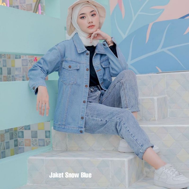 JAKET JEANS WANITA BEST SELLER