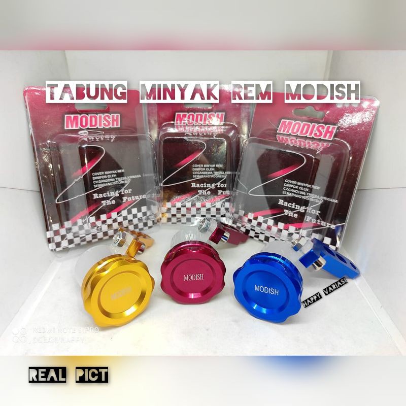 TABUNG MINYAK REM / BOTOL TUTUP OLI REM / TABUNG MINYAK VARIASI MODISH SATRIA FU NINJA UNIVERSAL