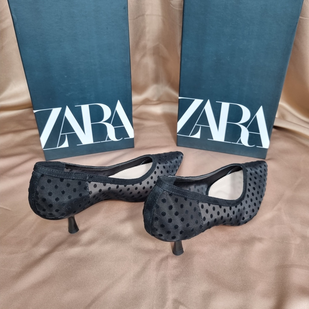 SEPATU ZR WANITA DOTTED HEELS