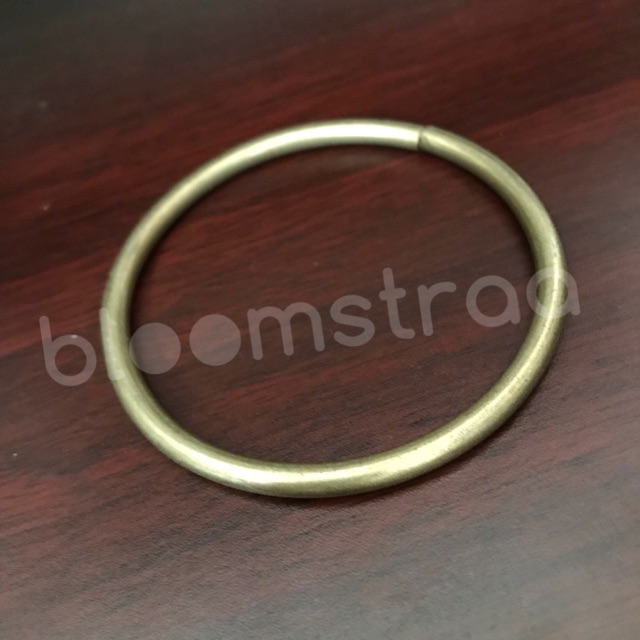 ring o 7 cm metal lingkaran bulat besi 7cm 70mm round nickle lusin 12