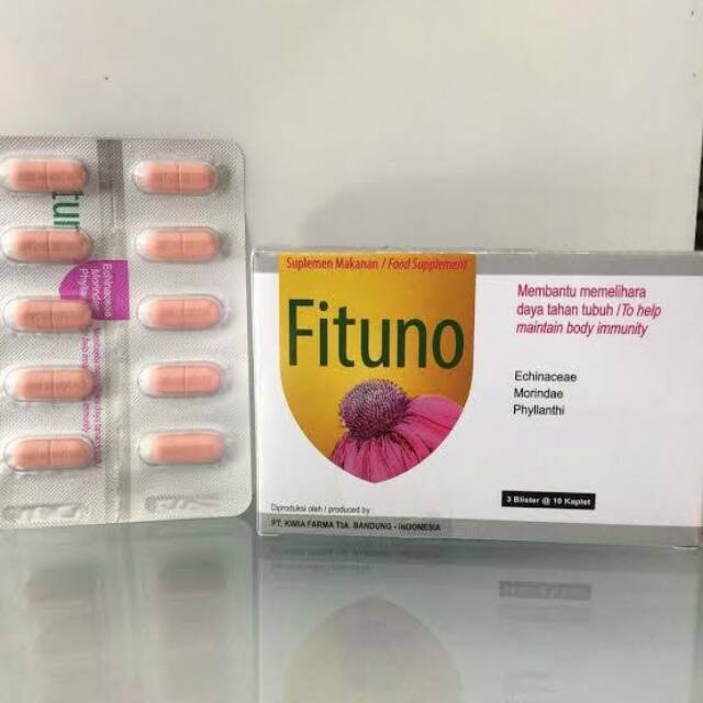 Vitamin Suplemen daya tahan tubuh anti corona Fituno Kimia Farma