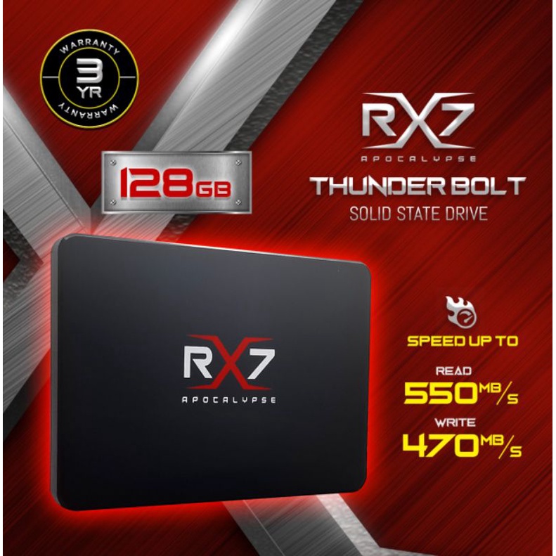 SSD RX7 128GB GARANSI RESMI