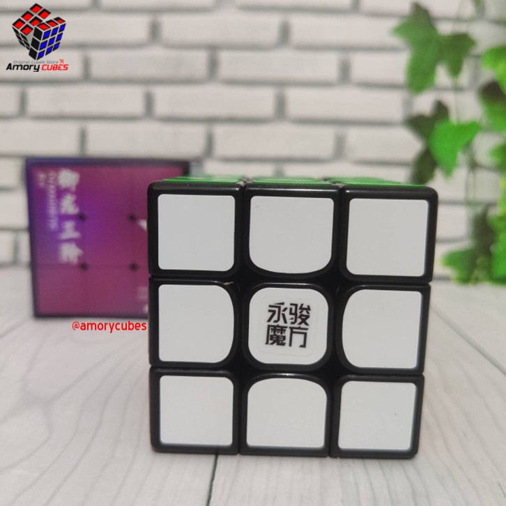 Rubik 3x3 Yongjun Yulong v2m Magnetik BLACKBASE / YJ8337BB