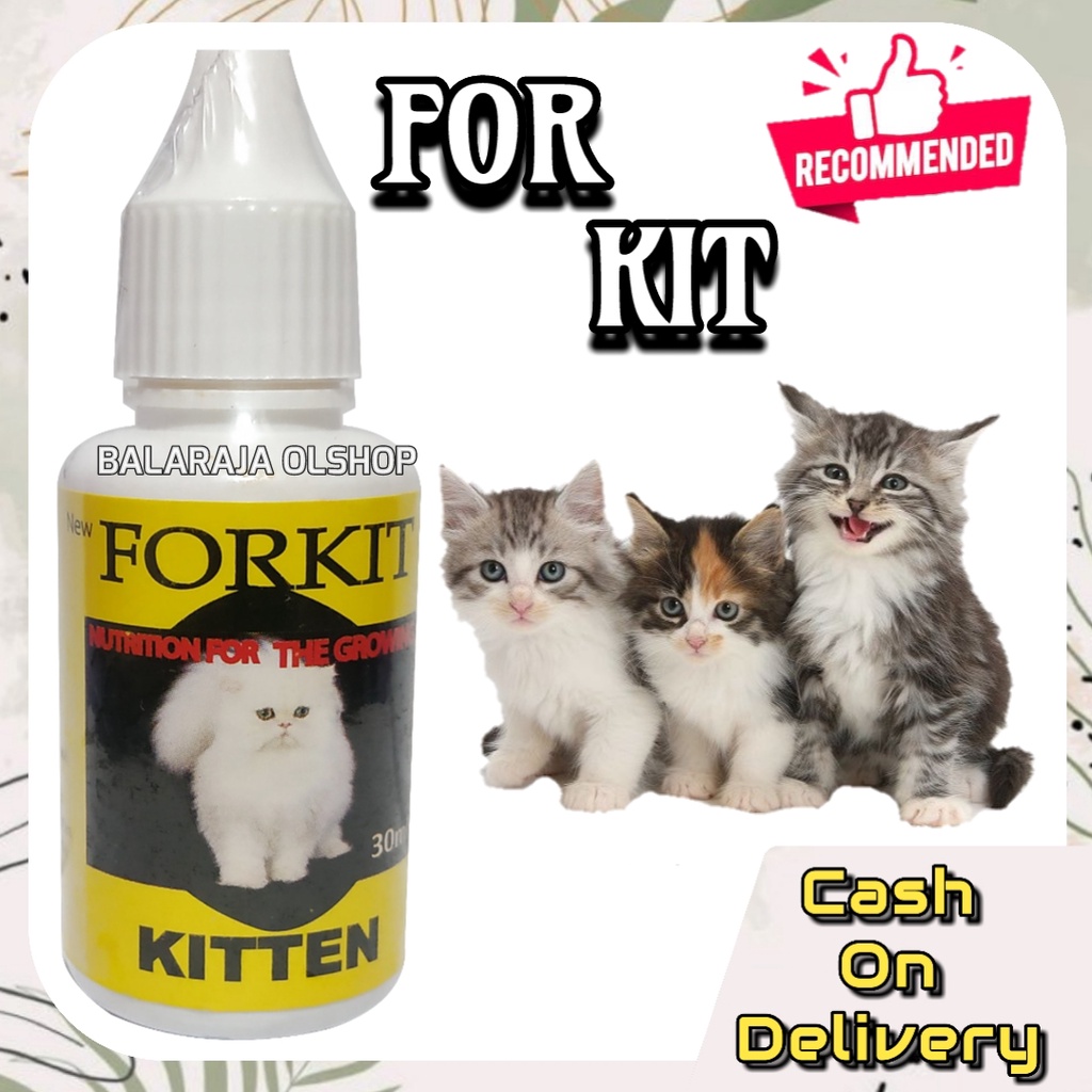 Vitamin Anak Kucing Untuk Meningkatkan Pertumbuhan Kucing Penambah Nafsu Makan FORKIT