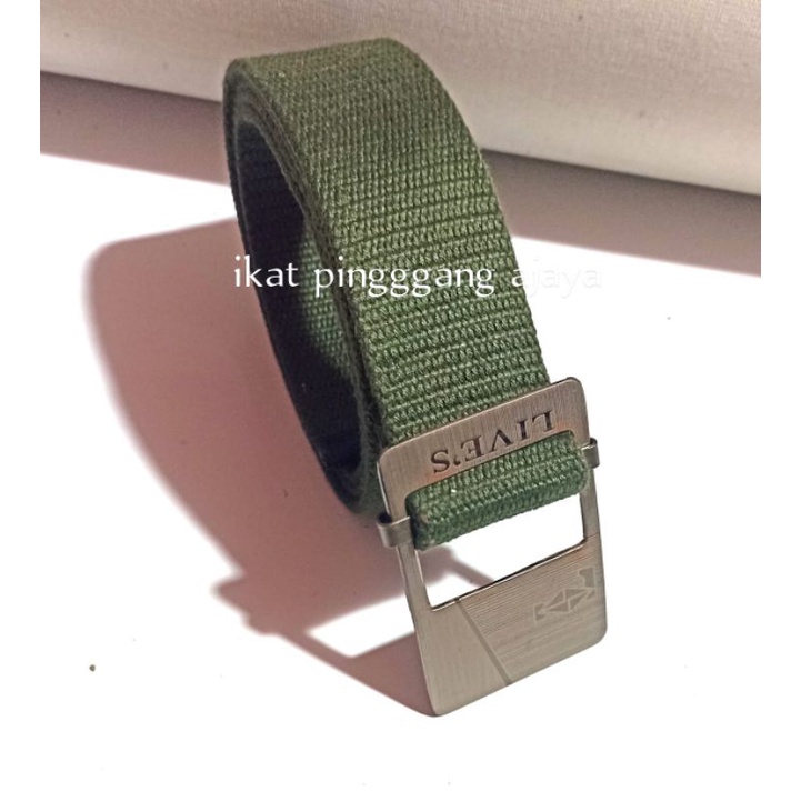 ikat pinggang katun peria wanita mudel geser ikat pinggang pria wanita