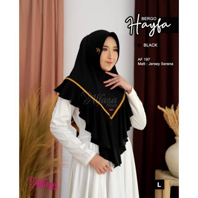 BERGO HAYFA/ALFASA RUMBAI/HIJAB INSTAN JERSEY SERENA
