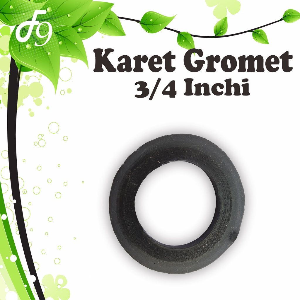 Grommet 3/4&quot; / Karet Sekat Gromet Hidroponik 25 mm