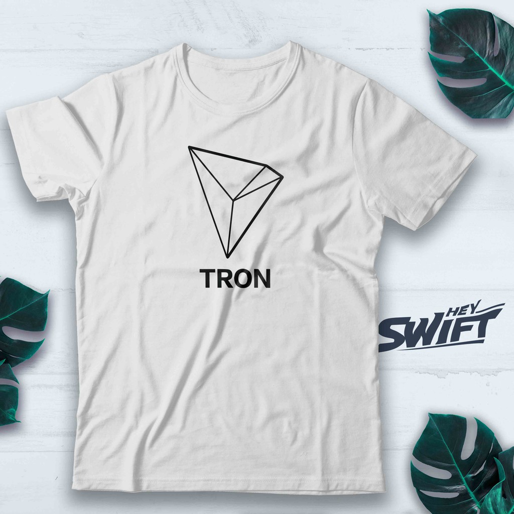 KAOS TRON TRX LOGO CRYPTO COIN T-SHIRT BAJU DISTRO