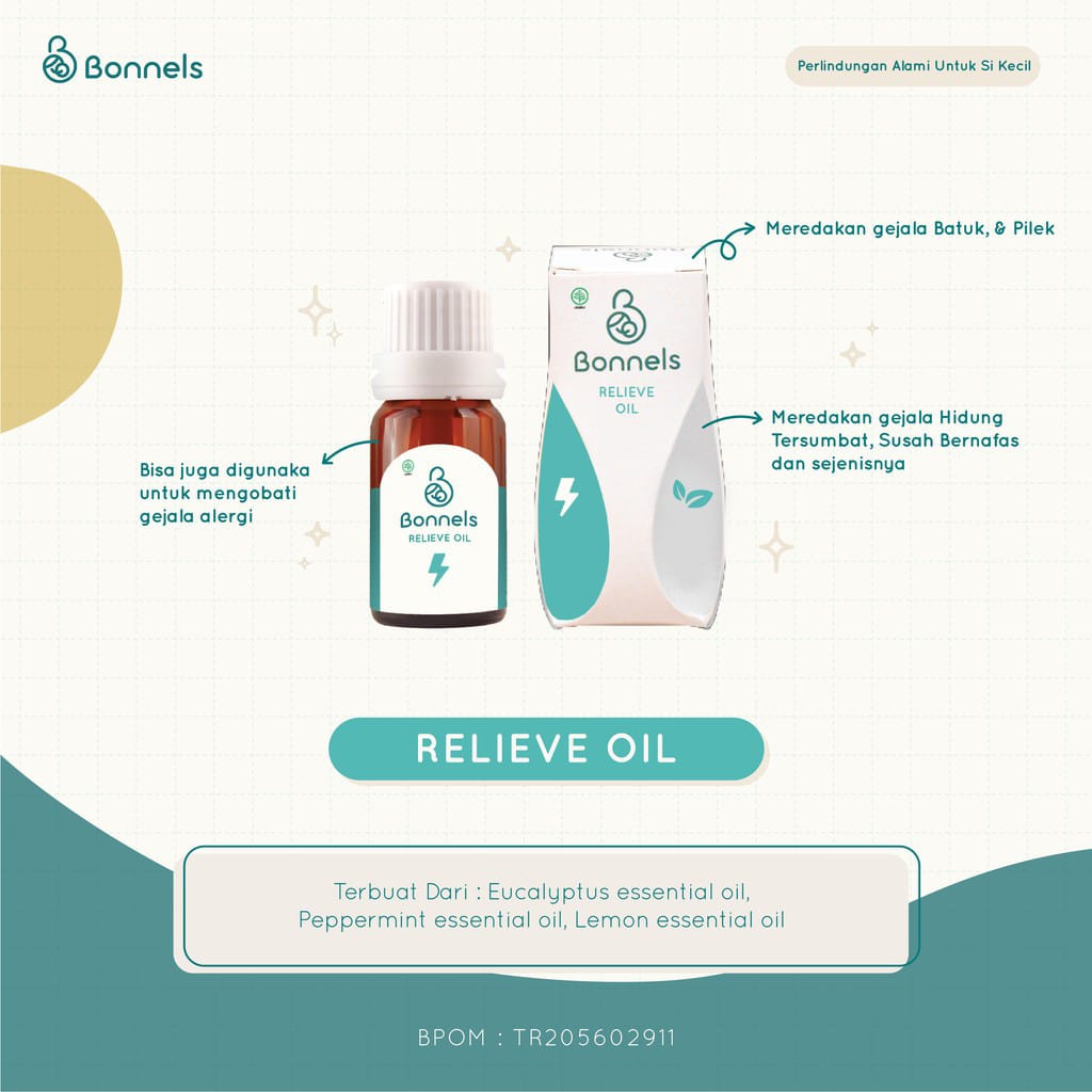 BONNELS Organik Essential Oil &amp; Natural Wellness / Minyak Organik 10ml