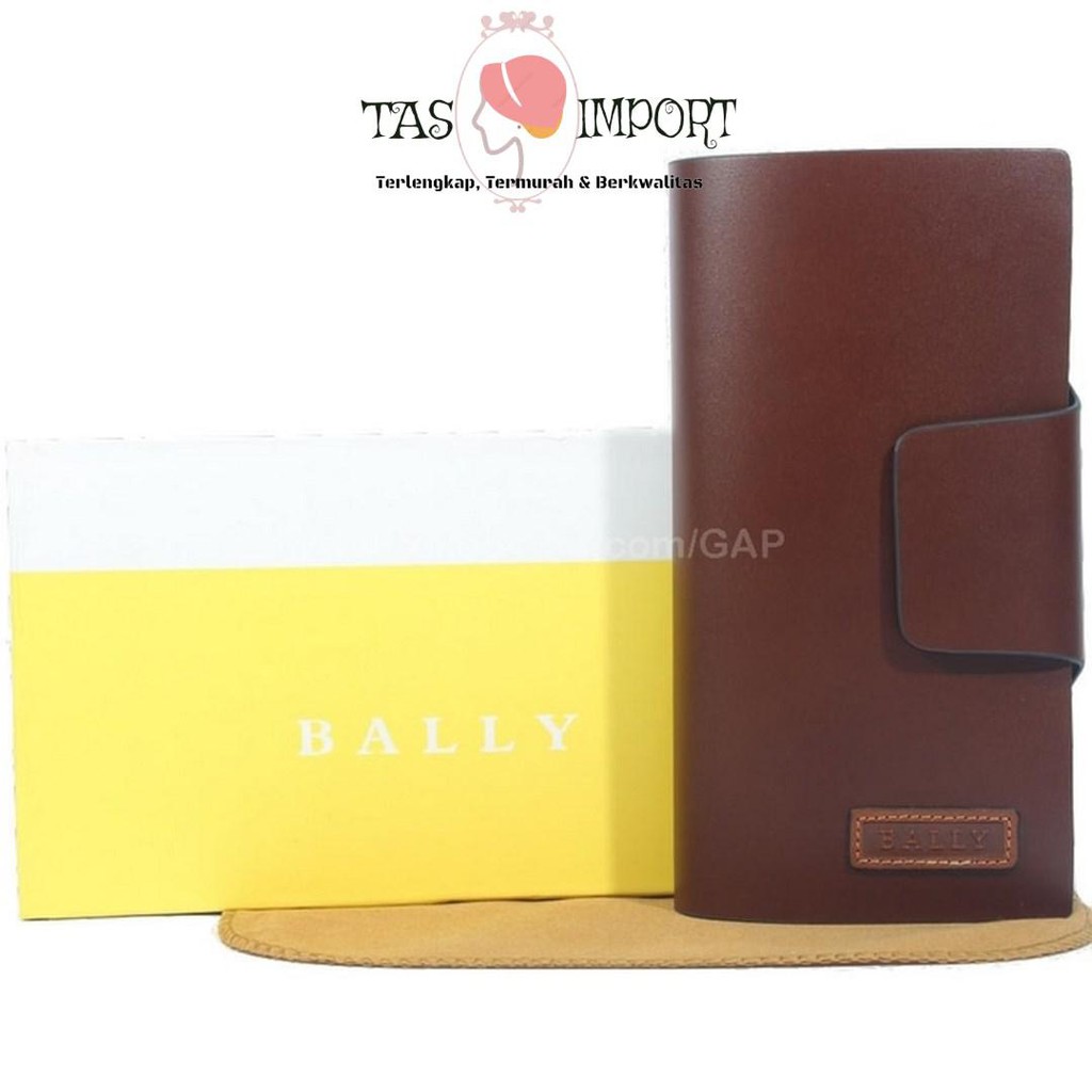 New DOMPET KULIT PANJANG PRIA IMPORT | BALLY 023-2349# BROWN
