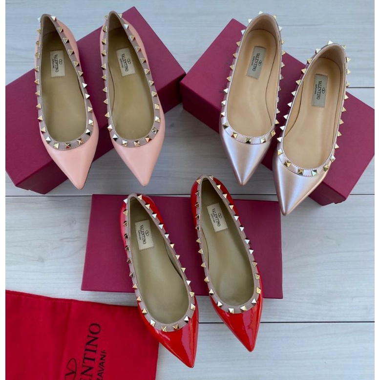 Flat Shoes Valentino Ballet Mirror Quality