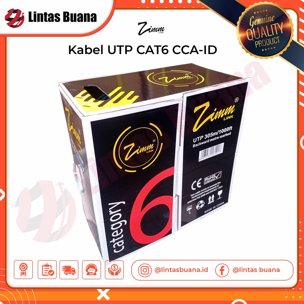 Kabel UTP CAT6 ZimmLink