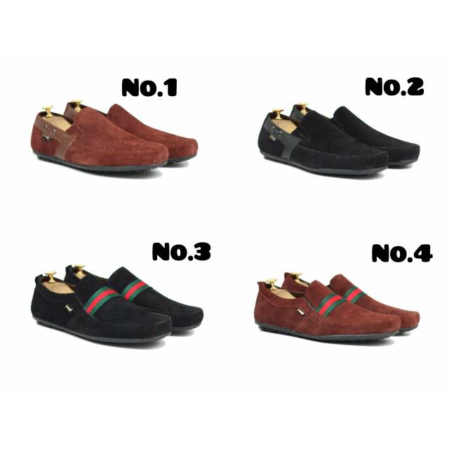 DISKON DR. KEVIN MEN CASUAL SHOES SLIP ON 13184 - BLACK SLIP ON PRIA