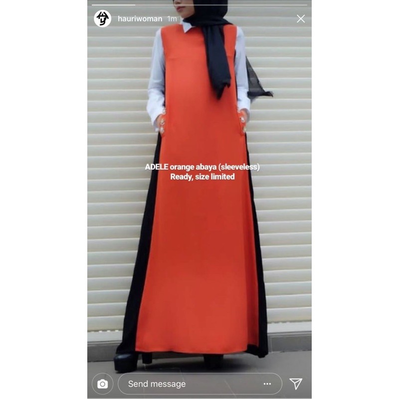 preloved adele orange dress by Norma Hauri