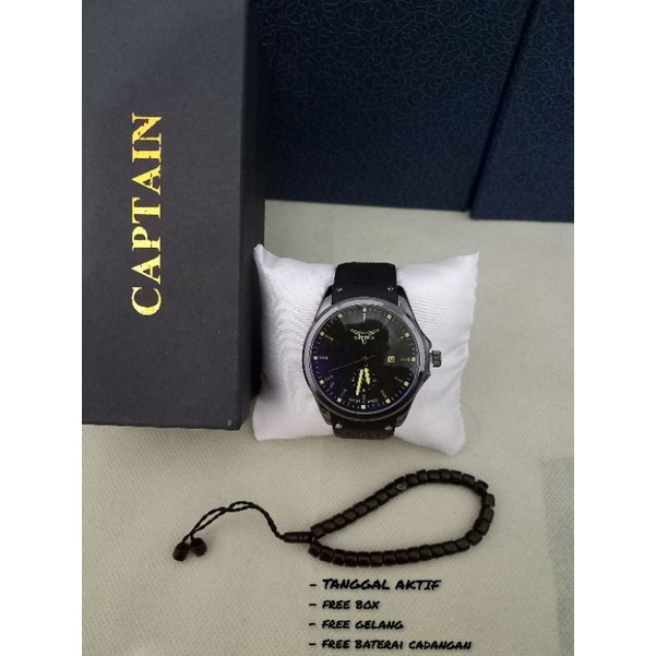 JAM TANGAN PRIA ORIGINAL CAPTAIN TANGGAL AKTIF