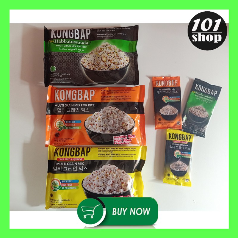 KONGBAP Multi Grain Mix for Rice 10 Macam Biji  Bijian  