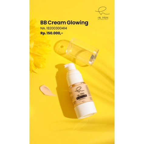 dR. Hen Skincare by Athena Group BB Cream Glowing BPOM Original