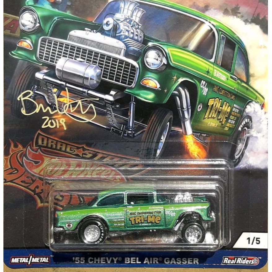 hot wheels black 55 gasser