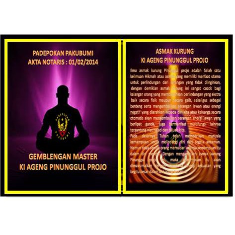 ASMAK PINUNGGUL PROJO