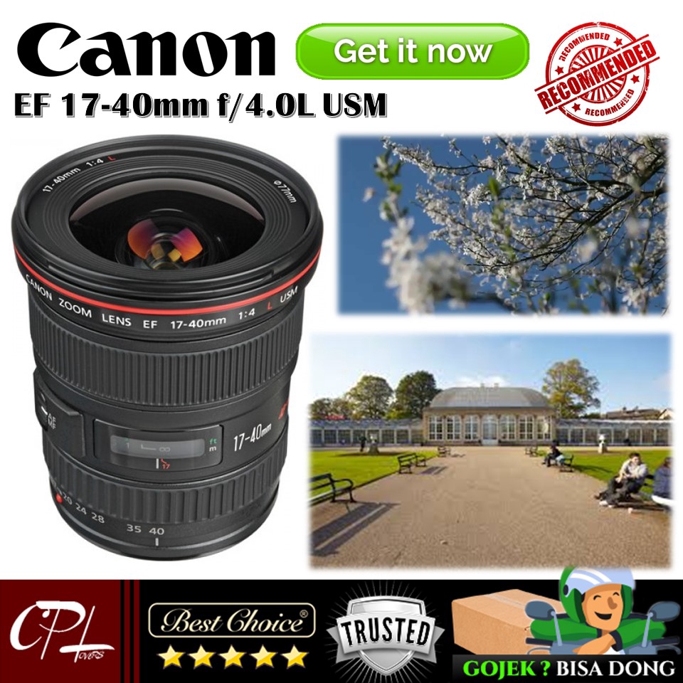 Canon EF 17-40mm f/4.0L USM / Lensa Canon 17-40mm USM