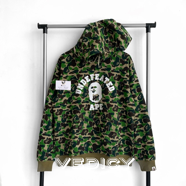 HOODIE JAKET BAPE A BATHING APE UNDEFEATED ABC COLLEGE PULLOVER SUPER MIRROR 1:1 ORIGINAL