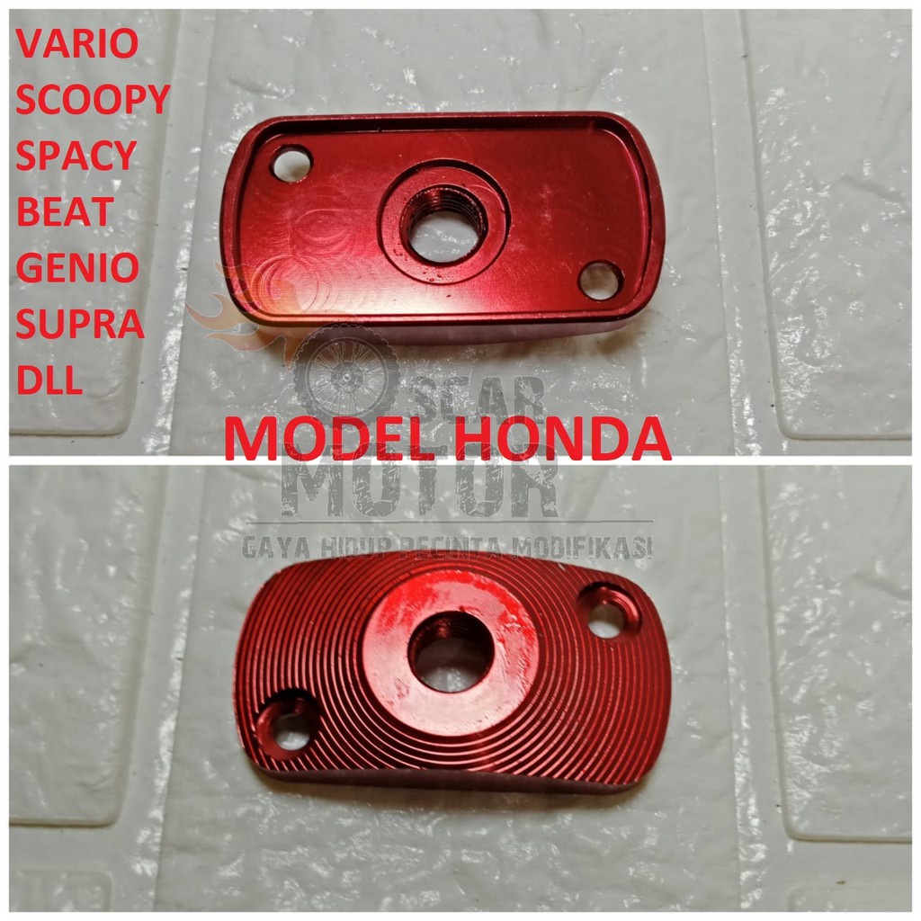 Tutup Minyak Rem Model Stempel Full cnc Cover oil YAMAHA Mio Nmax 155 Fino Aerox Vega Xeon Jupiter motor