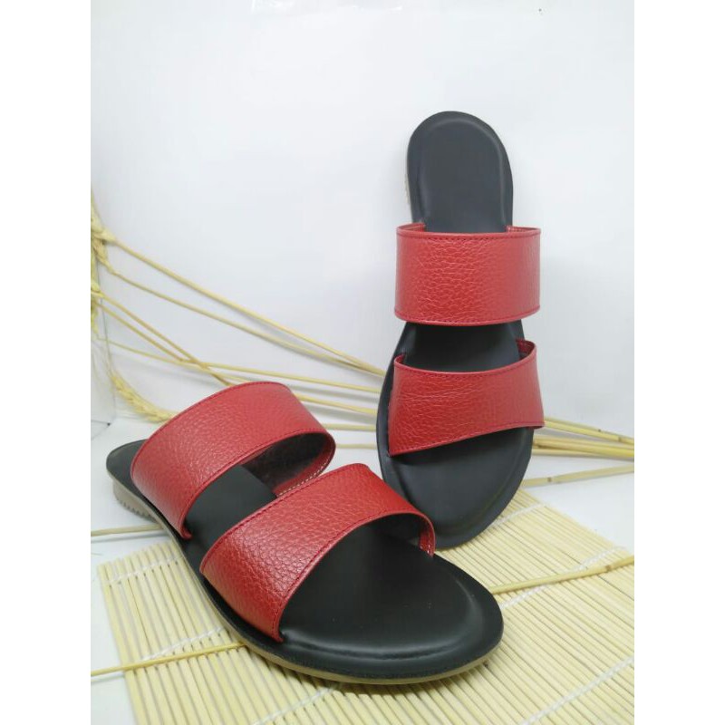 Sandal Kulit Wanita Asli Garut - Sandal Papirut Garut