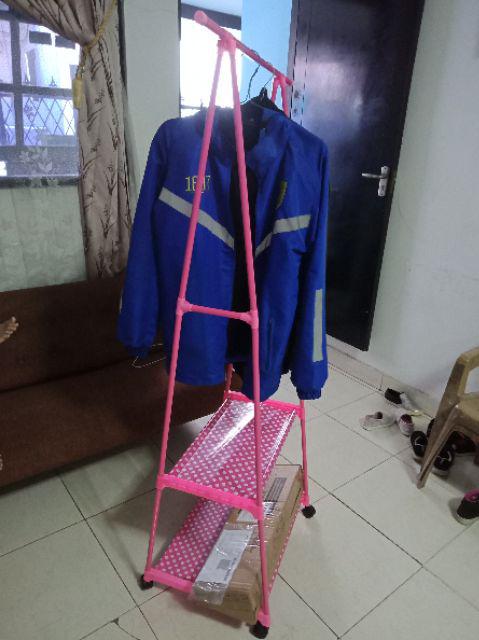 Triangle Stand Hanger Standing Rak Serbaguna Gantungan Serbaguna