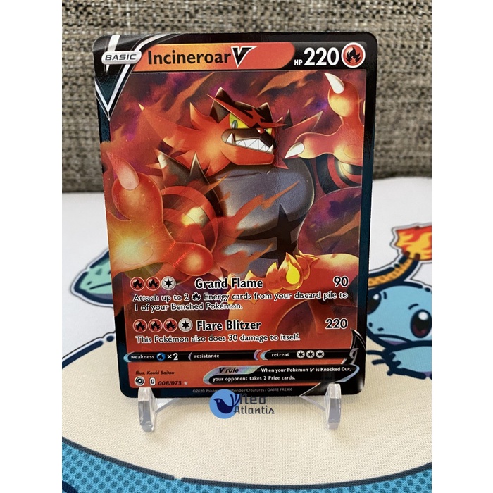 Pokemon TCG English Incineroar V - 008/073 - Champion's Path