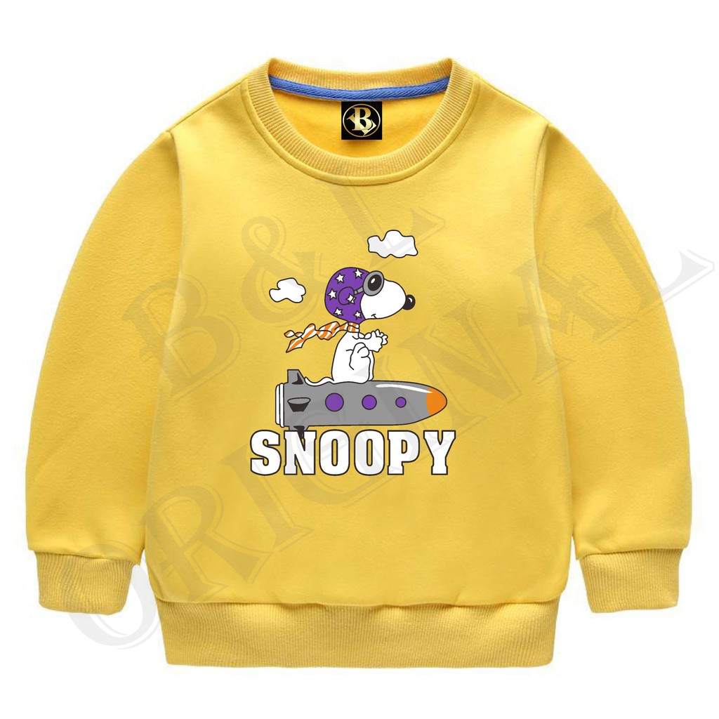 BS//COD//BAJU KAOS ANAK ANAK SNOOPI TANGAN PANJANG GOOD QUALITY