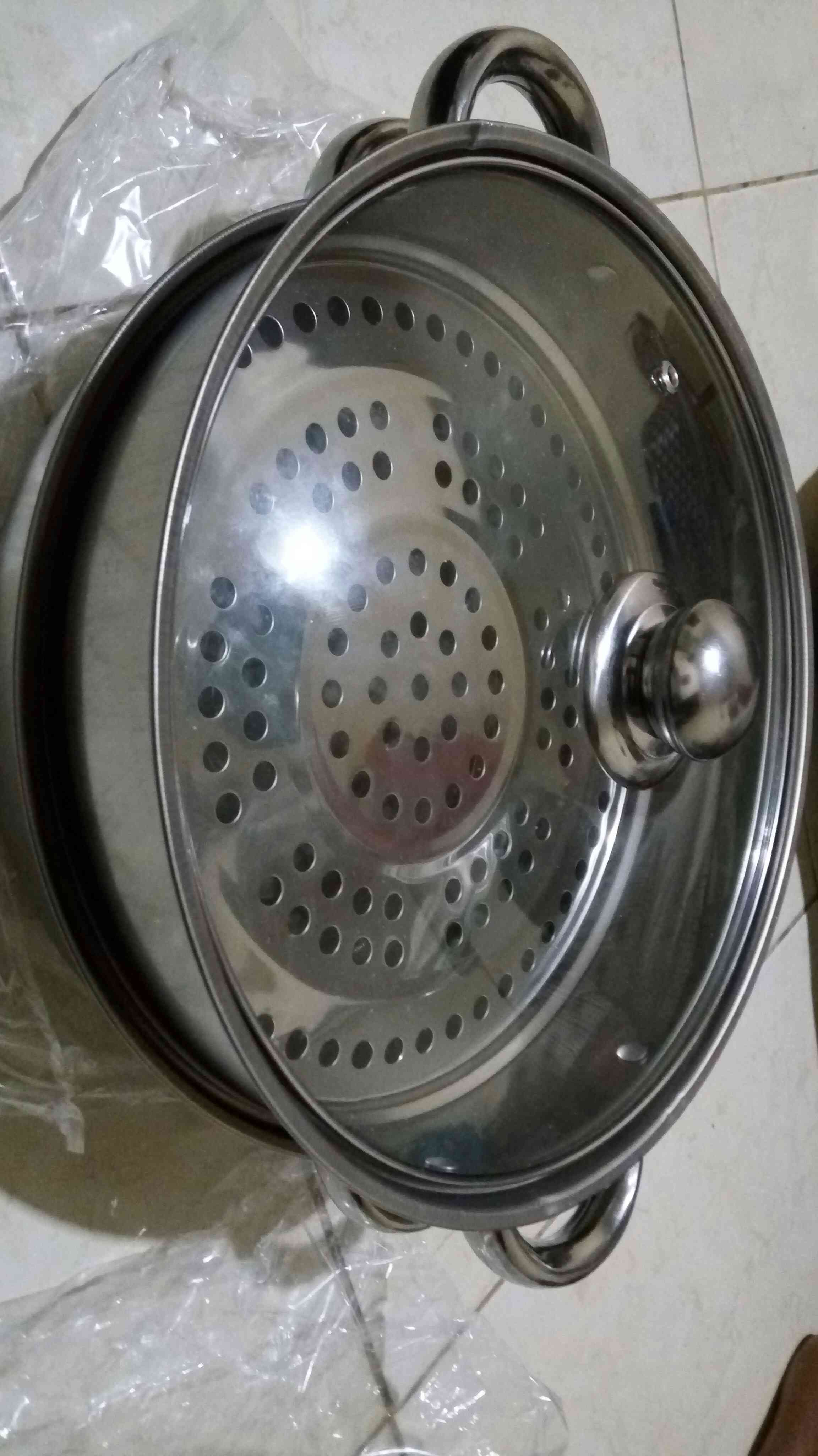 Panci Streamer Stainless Steel 28 Cm Kukus Dan Rebus