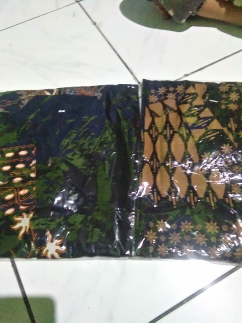 Promo 20.20 Bswart Batik Hrb026 Kenongo Padi Pekalongan M L Xl Batik Pria Murah Modern Grosir