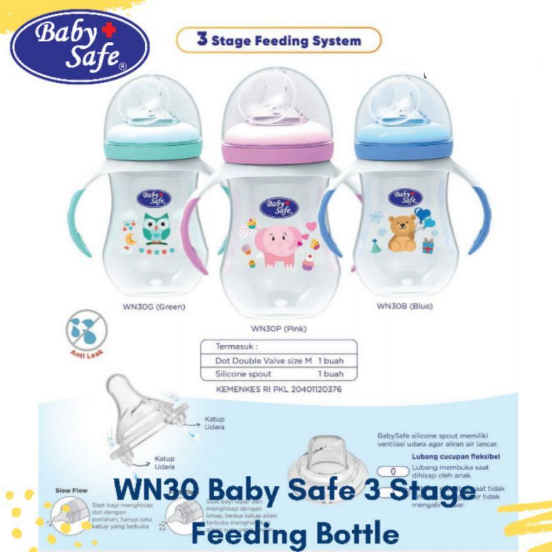 BABY SAFE BOTOL SUSU MILK FLOW WN30