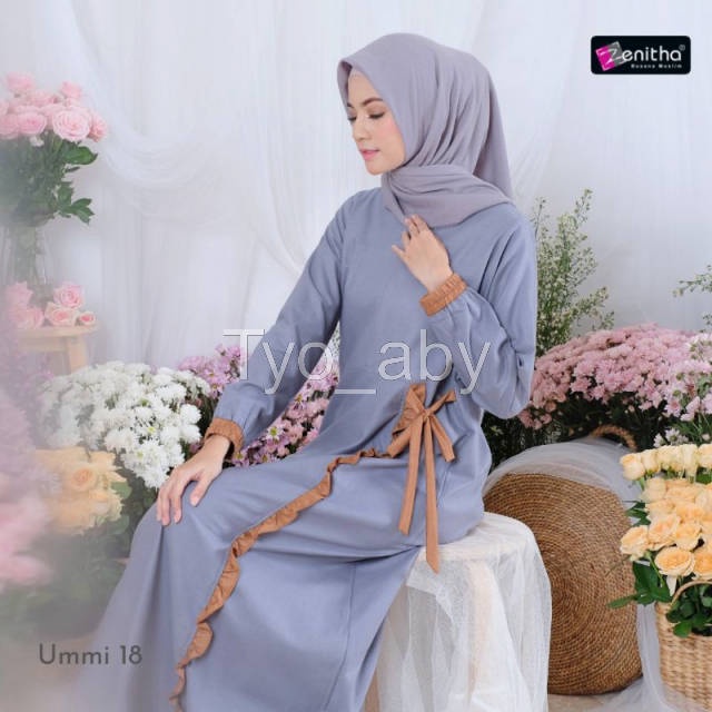 Tyo_aby - Gamis Zenitha Busana Muslim terbaru Ummi Series 18 baju muslim zenitha nibras samara silmi