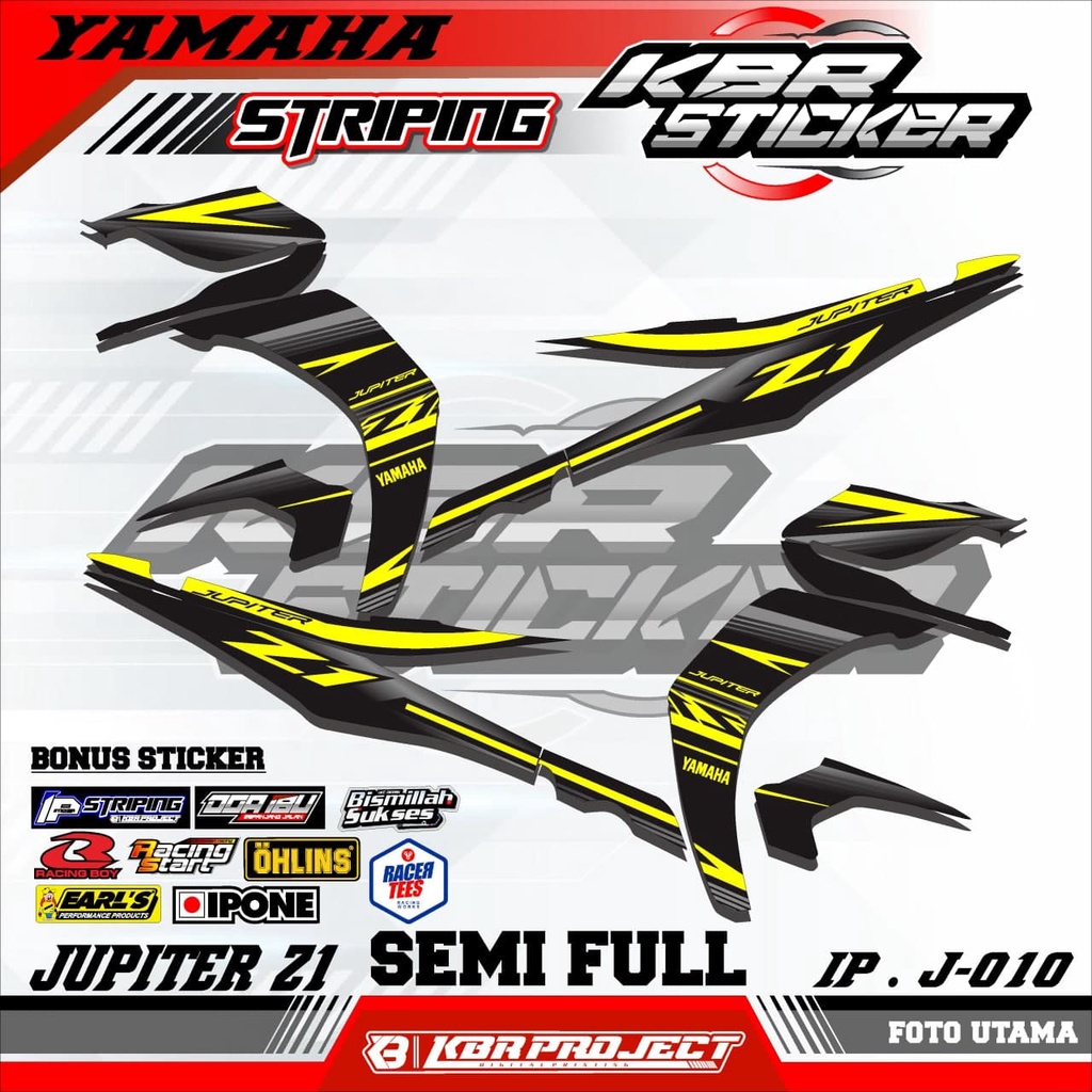 JUPITER Z1 (cod) stiker motor - striping jupiter z1 - motor yamaha - motor – Racing.10