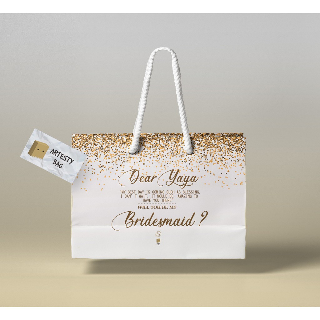 

Paperbag Bridesmaid / Paperbag Glitter / Paperbag Nikah