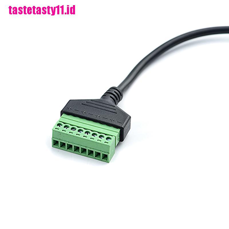 Adapter Konverter Sekrup Terminal Rj45 Ethernet Male Ke 8 Pin