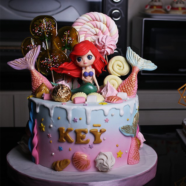 

Kue Ulang Tahun / Birthday Cake / Mermaid 20 cm / MHN BACA KETERANGAN