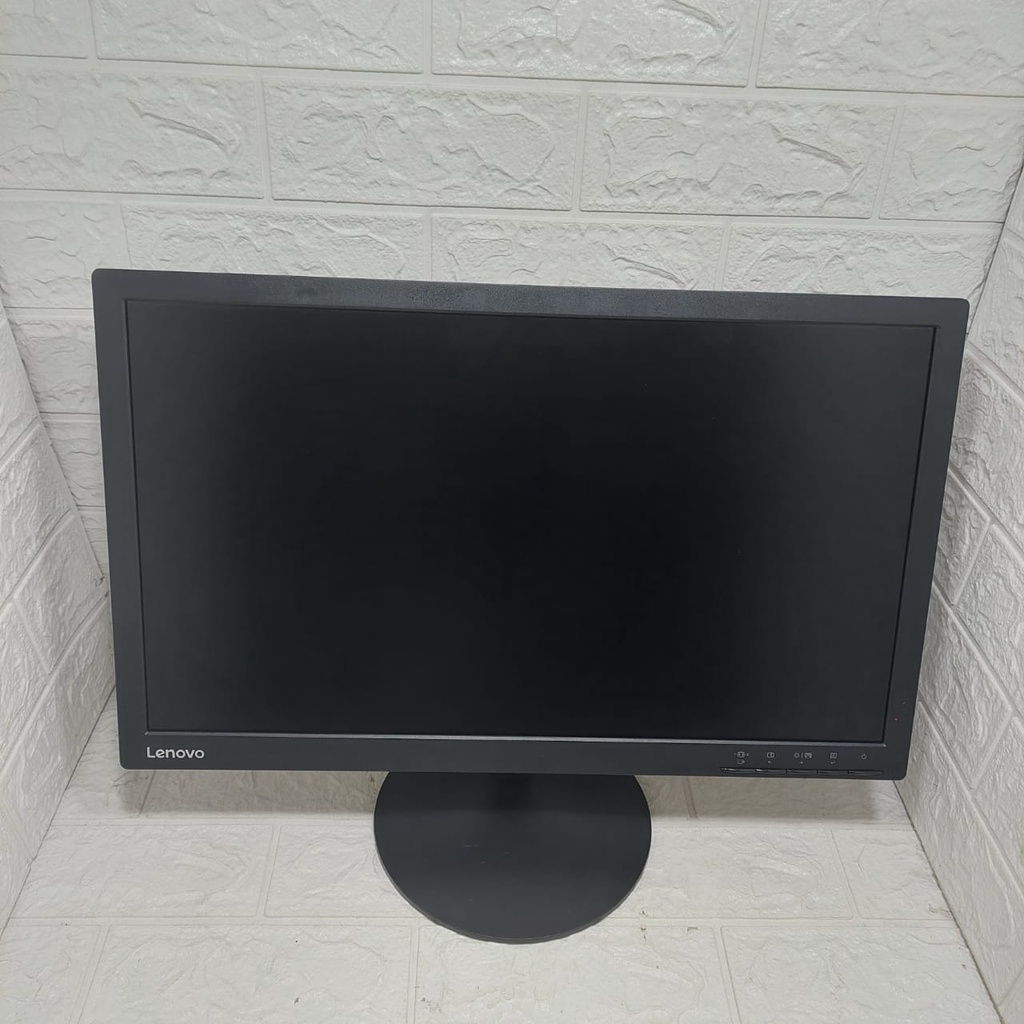 Monitor Lenovo 22Inch LED T2224dA Full Hd Like New Lengkap Kabel