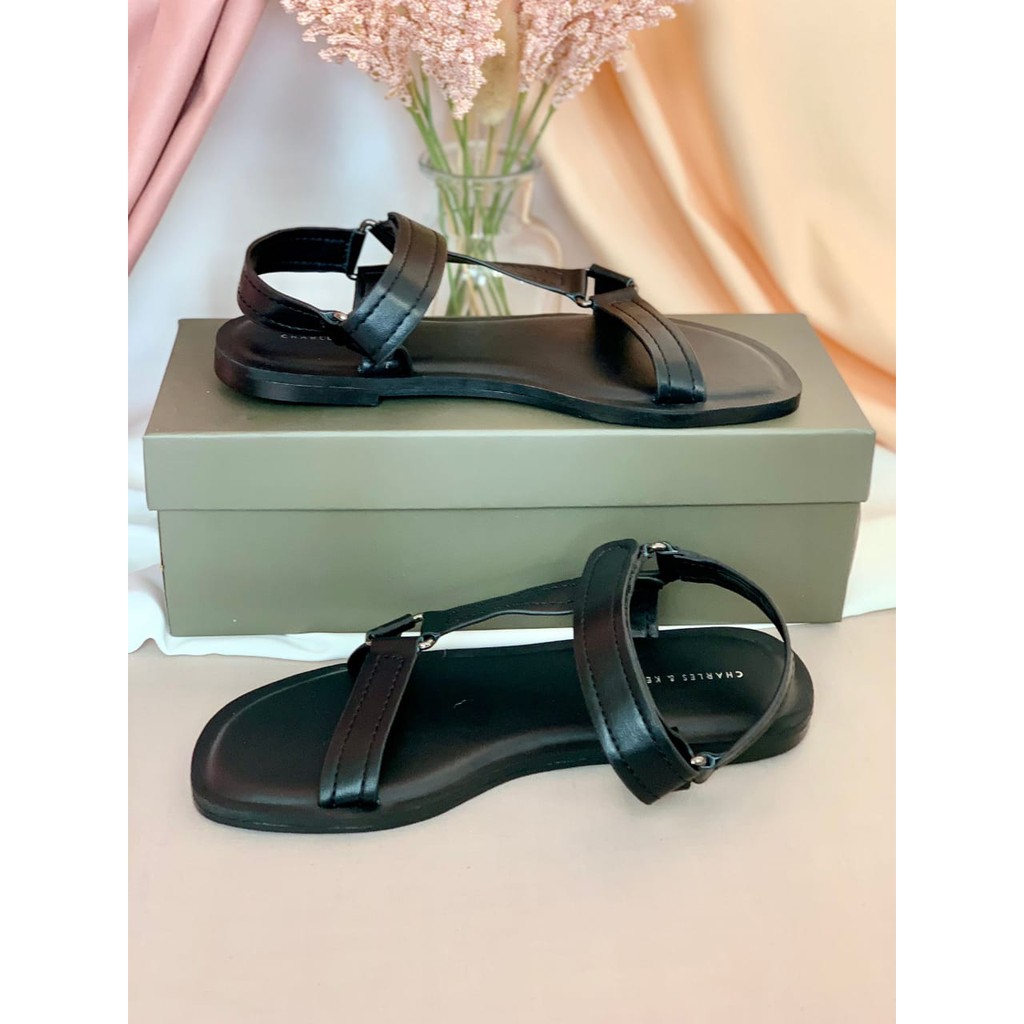 [7.7 Boombastis Sale⚡] - SANDAL WANITA CKS467 STRAPPY FLAT SENDAL PREMIUM IMPORT