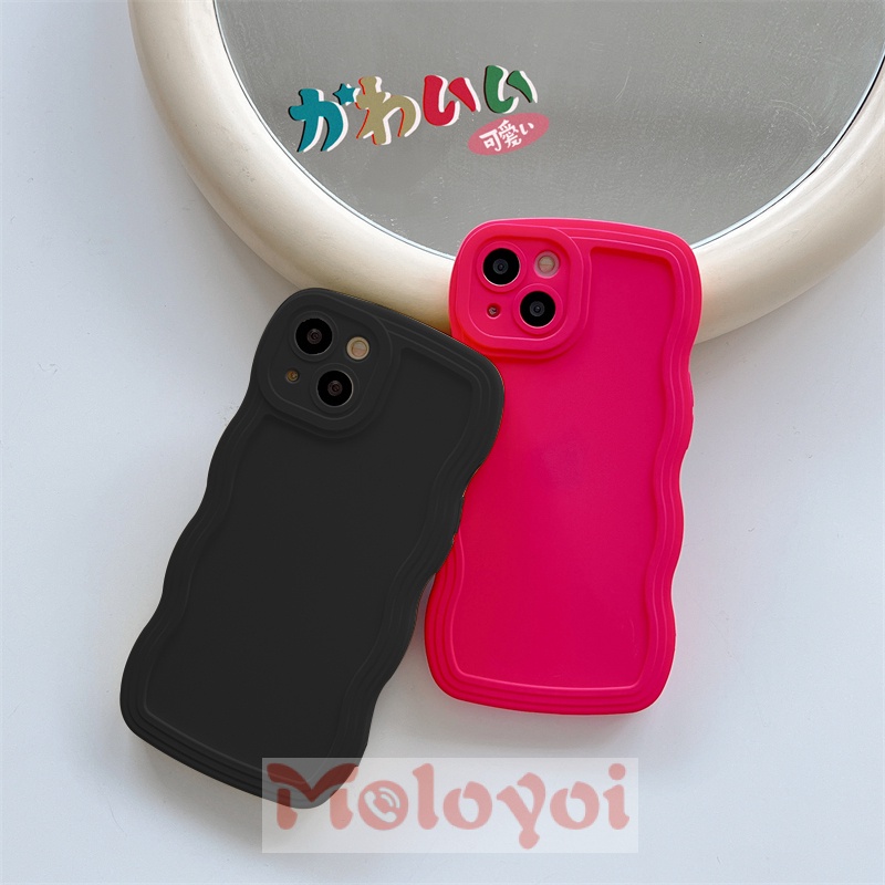 Case Pelindung Lensa Warna Permen Polos Tahan Banting Untuk iPhone 7plus 13 11 12 Pro MAX XR 7 8 Plus X8 Plus XS MAX