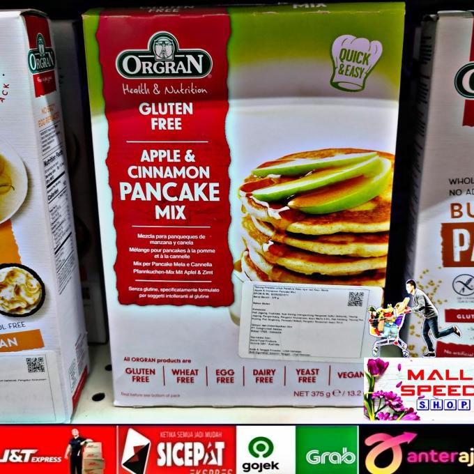 

Apple Cinnamon Pancake Mix Tepung Pancake Gluten 375g